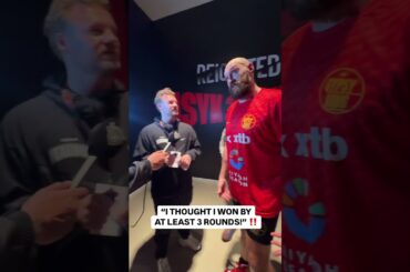 Tyson Fury reacts to his rematch defeat to Oleksandr Usyk 🗣️ 😱
