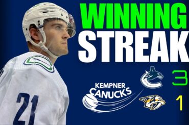 WINNING STREAK! Canucks vs Predators POST GAME SHOW! #Canucks 3 #Smashville 1