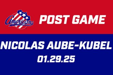 Nicolas Aube-Kubel Post Game | 01.29.25