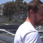 Trevor Lewis Signing Autographs On 2014 Stanley Cup Final Off Day -- iFolloSports.com