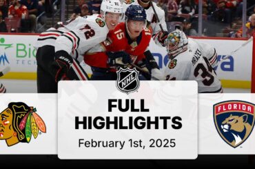 NHL Highlights | Blackhawks vs. Panthers | February 01, 2025