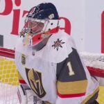 Golden Knights use fifth goalie of the season as Ferguson enters game for Lagace