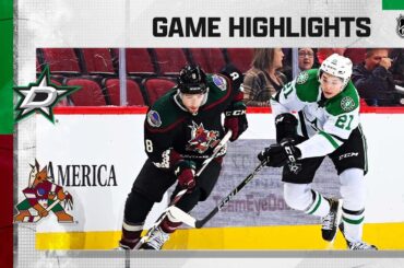 Stars @ Coyotes 2/20 l NHL Highlights 2022