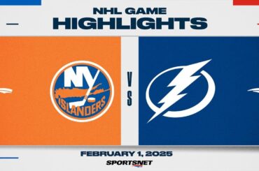 NHL Highlights | Islanders vs. Lightning - February 1, 2025
