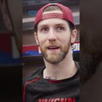 "I was appreciative of the little roar I got for starting lineups." -Scott Wedgewood #nhl #goavsgo