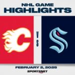 NHL Highlights | Flames vs. Kraken - February 2, 2025
