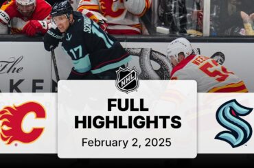 NHL Highlights | Flames vs. Kraken | February 02, 2025