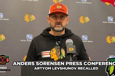 Anders Sorensen on Artyom Levshunov’s arrival to Chicago Blackhawks | CHGO Blackhawks Podcast