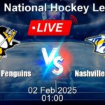 🔴 LIVE: Pittsburgh Penguins vs Nashville Predators - Live Ice Hockey Score
