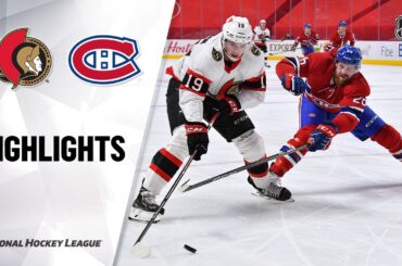 Senators @ Canadiens 4/3/21 | NHL Highlights