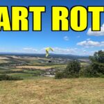 Paraglading Maginhrad, Slovensko - 49 km do Maďarska, start v rotoru (5.7.2024)