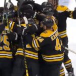 Torey Krug SCORES GWG IN OT vs Wild/NHL Season, 2019
