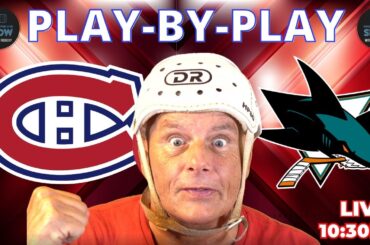 Montreal Canadiens vs. San Jose Sharks - Live Play-by-Play