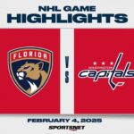 NHL Highlights | Panthers vs. Capitals - February 4, 2025