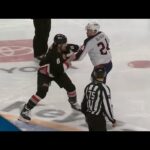Dennis Gilbert and Mathieu Olivier Throw Down Right After Puck Drop