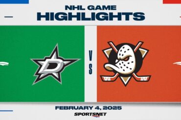 NHL Highlights | Stars vs. Ducks - February 4, 2025