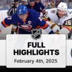 NHL Highlights | Golden Knights vs. Islanders | February 04, 2025