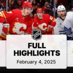 NHL Highlights | Maple Leafs vs. Flames - February 4, 2025