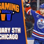 THE EDMONTON OILERS VISIT THE CHICAGO BLACKHAWKS | OILERSNATION'S PREGAMING WITH BORDZY