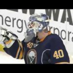 Lehner has words with Burrows after he scores, as their rivalry is quickly growing