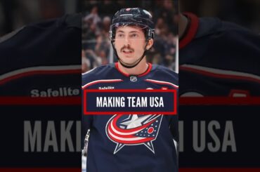 Zach Werenski Finds Out He Made Team U.S.A. #shorts