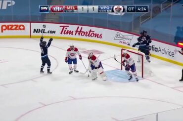 Paul Stastny 2-1 OT Goal Jets Vs Canadiens February 27, 2021