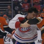 Arber Xhekaj Drops 🥊 Gloves 🥊 With Ross Johnston