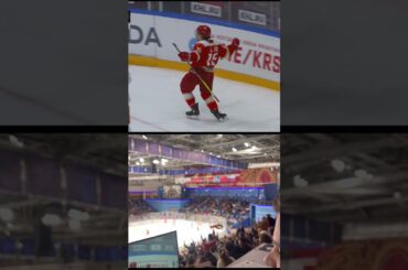 Комментатор Антон Никитин и гол Спенсера Фу. #khl #hockey #slapshot #goal