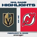 NHL Highlights | Golden Knights vs. Devils - February 6, 2025