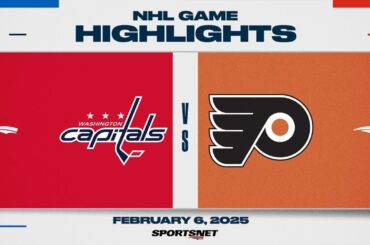 NHL Highlights | Capitals vs. Flyers - February 6, 2025