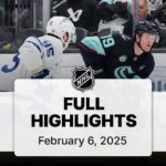 NHL Highlights | Maple Leafs vs. Kraken | February 06, 2025