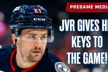 James van Riemsdyk Gives His Keys To Tonight's Game vs. the St. Louis Blues 🔑 | Pregame Media