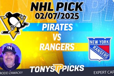 Pittsburgh Penguins vs New York Rangers 2/7/25 NHL Pick Prediction