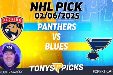 Florida Panthers vs St Louis Blues 2/6/25 NHL Pick Prediction