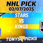 Dallas Stars vs LA Kings 2/7/25 NHL Pick Prediction