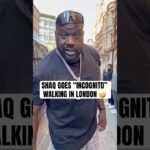 Shaq puts on his disguise in the streets of London 😅 (via @SHAQ)