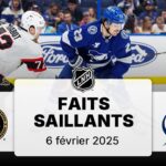 Sénateurs vs Lightning 6/2/25 | Faits saillants