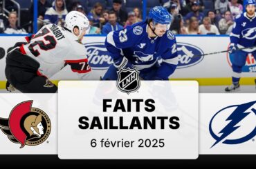 Sénateurs vs Lightning 6/2/25 | Faits saillants