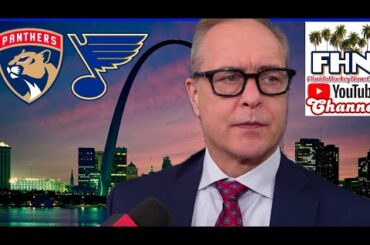 Paul Maurice, Panthers Postgame: Tkachuk Scores with 11.8 Seconds Left, Florida Beats the Blues