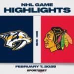 NHL Highlights | Predators vs. Blackhawks - February 7, 2025