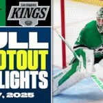 Dallas Stars at Los Angeles Kings | FULL Shootout Highlights - Feb 7, 2025