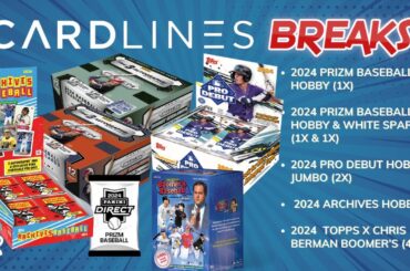 2024 Prizm Baseball. Pro Debut Jumbo. Archives Hobby. Topps X Chris Berman. Break 393-97