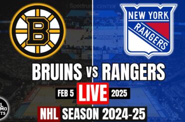 Boston Bruins vs New York Rangers 🏒 NHL Game Score - Feb 5, 2025