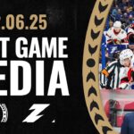 Michael Amadio, Drake Batherson, Travis Green Postgame Media vs TBL