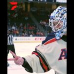 Grant Fuhr mic'd up for #AHLAllStar moment between Matt Murray and Sebastian Cossa #Shorts #AHL