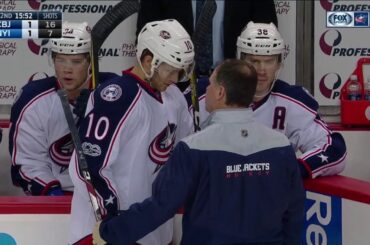 Tortorella not happy after Wennberg taken hard into boards