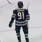 Blue Jackets' Kent Johnson, Justin Danforth Score Two Goals Within A Minute