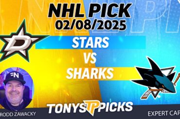 Dallas Stars vs San Jose Sharks 2/8/25 NHL Pick Prediction