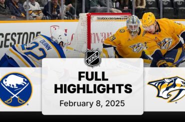 NHL Highlights | Sabres vs. Predators - February 8, 2025
