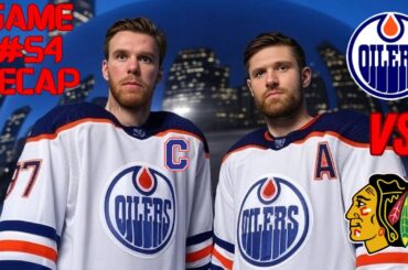 The Edmonton Oilers allow a comeback, but take it in OT vs the Chicago Blackhawks!